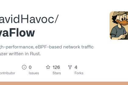 AyaFlow: A high-performance, eBPF-based network traffic analyzer written in Rust