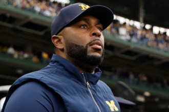 Bodycam shows Sherrone Moore crying during arrest after Michigan firing, allegations
