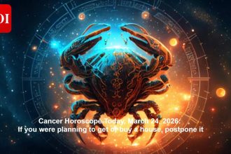 Cancer Horoscope Today, March 24, 2026: If you were planning to get or buy a house, postpone it