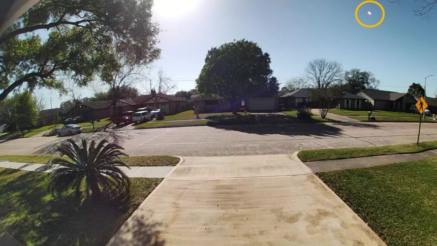 Cannonball-size meteorite crashes through roof of Texas home as multiple 'fireballs' rain down on the US