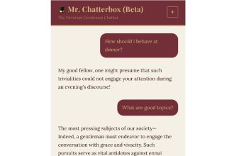 Mr. Chatterbox is a Victorian-era ethically trained model