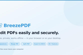 Show HN: Free, in-browser PDF editor