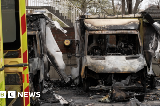Two men arrested over Jewish charity ambulance arson attacks