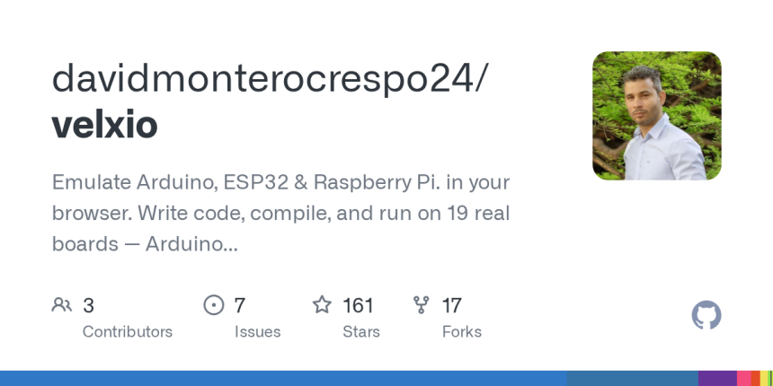 Velxio 2.0 – Emulate Arduino, ESP32, and Raspberry Pi 3 in the Browser