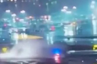 Video captures moment Air Canada plane collides with fire truck at LaGuardia airport; pilot, co-pilot killed