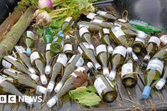 Villagers vexed by sauvignon blanc fly-tipper