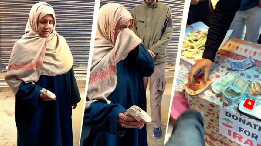 Widow donates gold gifted by husband as Indians open their hearts for war-hit Iran