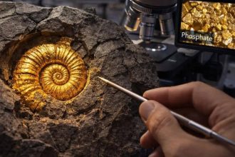 183-million-year-old “golden” fossil fooled scientists for decades: Microscope reveals a completely different truth