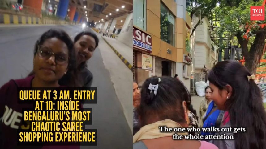 6-hour wait for saree: Bengaluru woman’s shopping experience goes viral