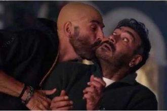 Akshay kisses Ajay in his birthday wish for the actor