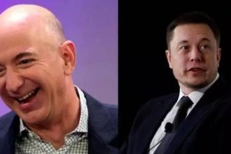 As Amazon and SpaceX are 'busy' sending complaint letters about each other to FCC, Elon Musk congratulates Jeff Bezos' on Blu