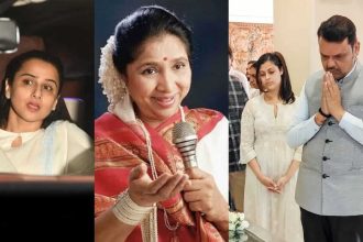 Asha Bhosle's mortal remains brought home: Celebs arrive to pay respect