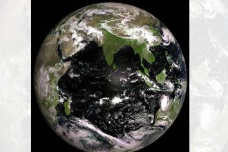 “Bharat hits different”: Russian satellite Roscosmos image shows India in mysterious green glow; social media flooded wit