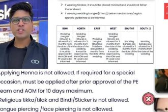 Black hijab and turban allowed but no bindi, chooda or tilak? Alleged Lenskart office policy making netizens furious - Peyush