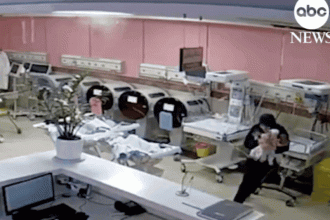 CCTV captures chaos at Iran hospitals amid strikes; patients and staff seen scrambling