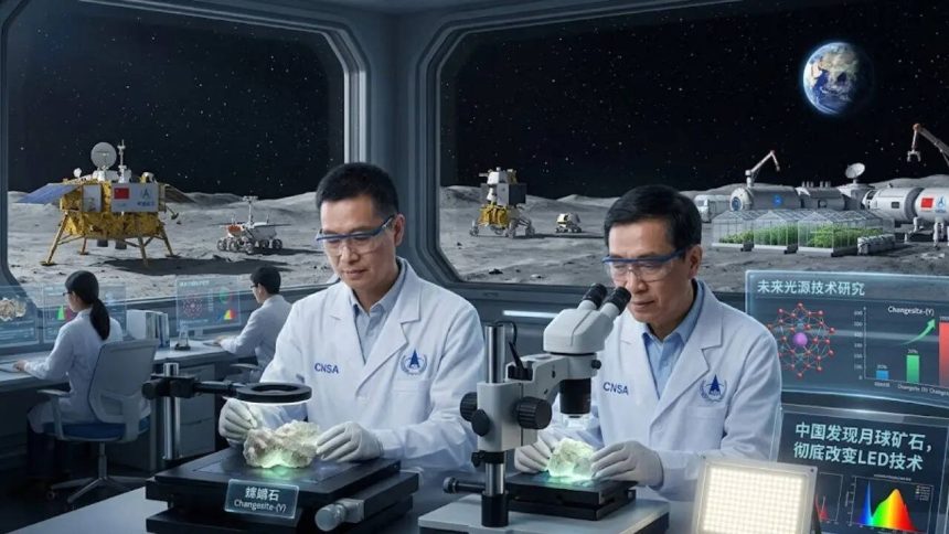 China discovers rare Moon mineral that could revolutionise LED technology on Earth