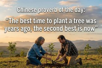 Chinese proverb of the day: “The best time to plant a tree was years ago, the second best is now”
