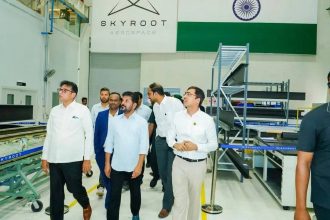 CM Revanth flags off India's first pvt orbital rocket Vikram-1 at Skyroot Aerospace