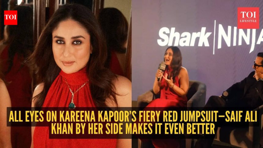Date night done right: Kareena Kapoor stuns in red Valentino as Saif Ali Khan can’t take eyes off her