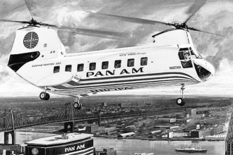 Did you know NYC once flew helicopters from skyscraper rooftops to airports in 1965? Here’s how it all went wrong