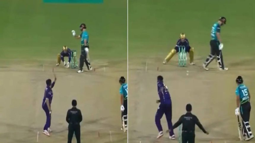 Drama in PSL over Usman Tariq's action: Batter walks away vs Pak spinner - Watch