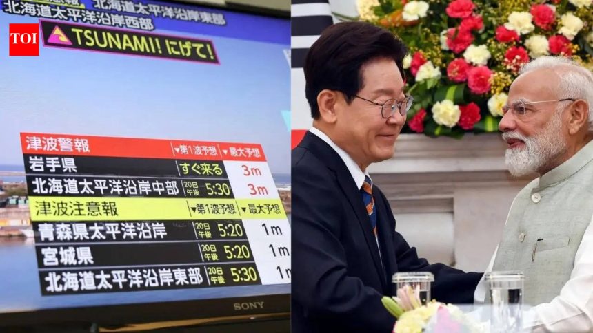 Evening news wrap: Japan hit by 7.5 quake; PM Modi hails 'chips to ships' ties with South Korea & more