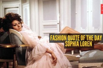 Fashion quote of the day by Sophia Loren - 'Nothing makes a woman more...'