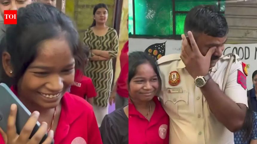 Head constable’s support helps girl clear class 10 boards; emotional celebration video goes viral