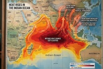Heat rises in the Indian Ocean to dangerous levels: Scientists warn of danger to fish, reefs and millions of lives