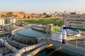 How saudi arabia is using wastewater to build a green corridor in the desert
