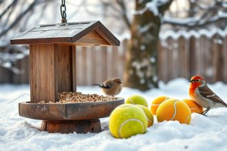 How something as simple as a tennis ball helps winter wildlife stay safe