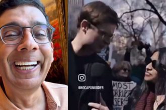 ‘I have a problem with certain Indians’: Dinesh D’Souza reacts to ‘gays of Hormuz’ comment in viral No Kings protes