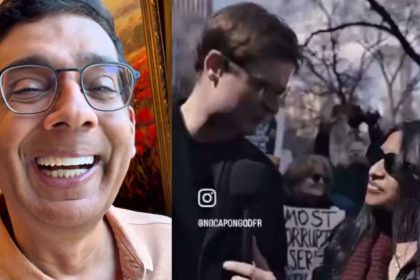 ‘I have a problem with certain Indians’: Dinesh D’Souza reacts to ‘gays of Hormuz’ comment in viral No Kings protes