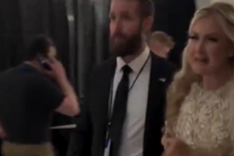 ‘I just want to go home’: Tearful Erika Kirk escorted out after White House Correspondents' Dinner shooting