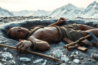In 1991, two hikers taking a mountain shortcut spotted a dark shape in the ice and found a 5,300-year-old traveller