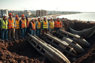 In 2024, Swedish builders digging a tunnel spotted weathered timber in the clay and found six shipwrecks hidden for centuries