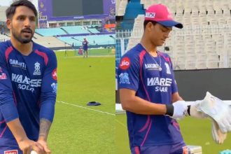 IPL: Jurel bowls like Ashwin, Bumrah; Yashasvi dons gloves