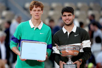 Jannik Sinner backed by $2.4 billion net worth tennis star over Carlos Alcaraz for breaking Roger Federer Wimbledon record