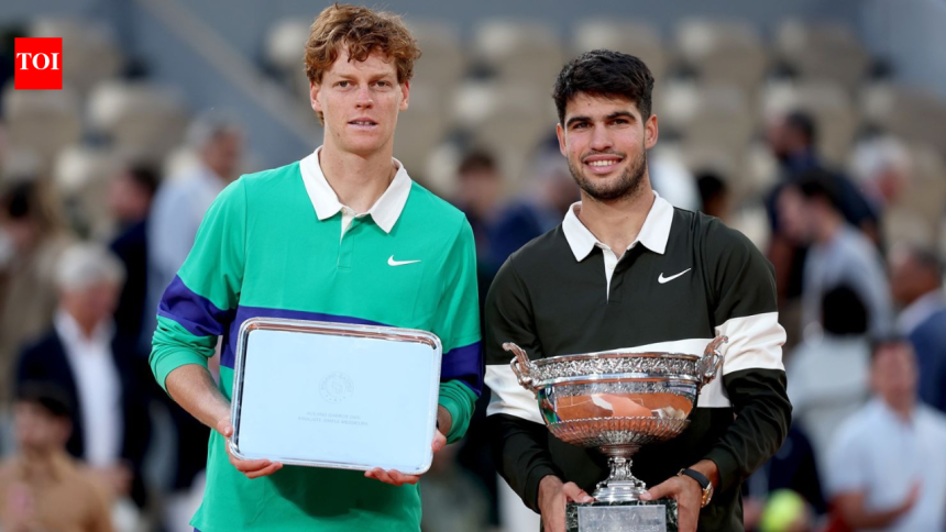 Jannik Sinner backed by $2.4 billion net worth tennis star over Carlos Alcaraz for breaking Roger Federer Wimbledon record