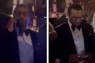 Kash Patel seen ‘scrolling his phone’ as agents rush guests from DC shooting scare