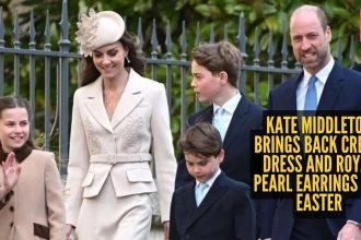 Kate Middleton rewears chic cream dress with Queen Elizabeth’s pearl drop earrings for Easter 2026