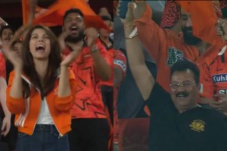 Kavya Maran, Abhishek Sharma’s father go wild after SRH star’s ton — Watch