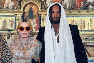 Madonna spotted dancing with boyfriend Akeem Morris at Coachella after Sabrina Carpenter performance during Anyma set