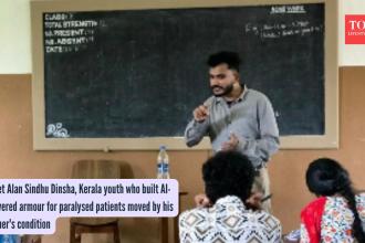 Meet Alan Sindhu Dinsha, Kerala youth who built AI-powered armour for paralysed patients moved by his father's condition