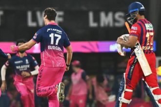 Nandre Burger fined for send-off gesture to Pant in RR vs LSG match