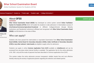 OFSS Bihar Class 11th admission 2026: Application ends on April 18; check eligibility and direct link here