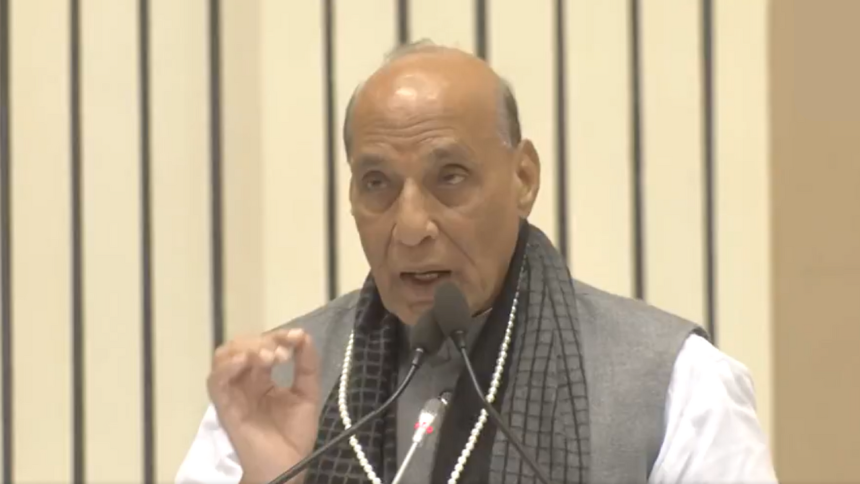 On Pak minister’s warning to hit Kolkata, Rajnath says ‘only God knows how many parts they’ll be broken into’