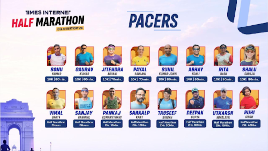 Pacers set the rhythm at Times Internet Half Marathon
