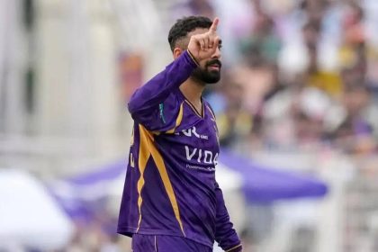 Playing with 'two fractures', Chakravarthy wins 'Player of the match' as KKR beat RR