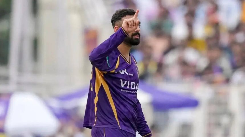 Playing with 'two fractures', Chakravarthy wins 'Player of the match' as KKR beat RR